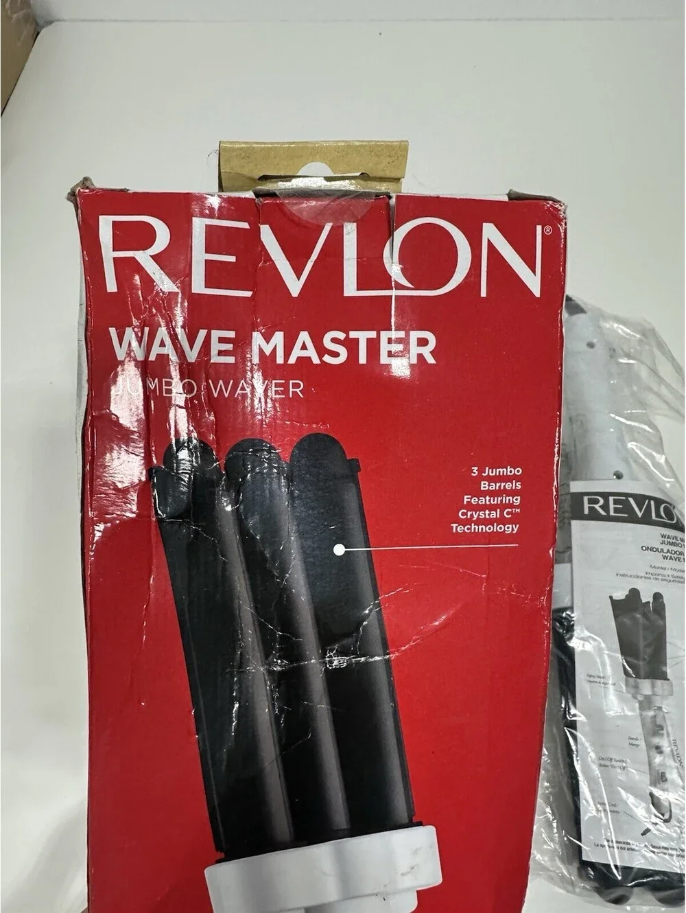 New Revlon Wave Master Jumbo Triple Barrel Ceramic Waver 420°F 30 Settings W/B